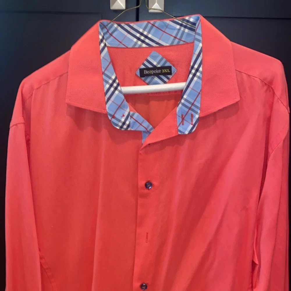 Men’s Bespoke Button Down Shirt - Size 3 XL - Picture 3 of 7